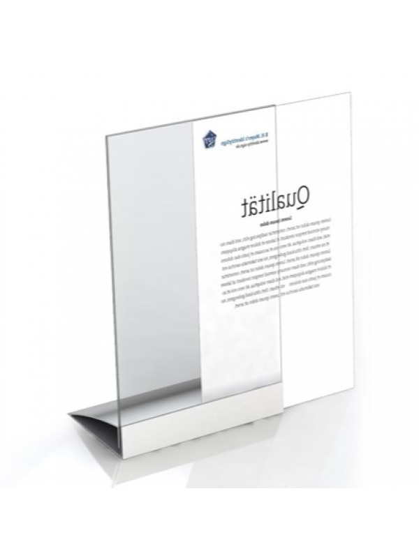 Espositore base in alluminio